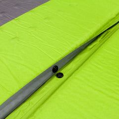 Double Self Inflating Mattress Sleeping Mat Air Bed Camping Camp Hiking Joinable - green