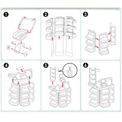 Kids Supermarket Store Food Pretend Role Play Set Cash Shopping Trolley Toys