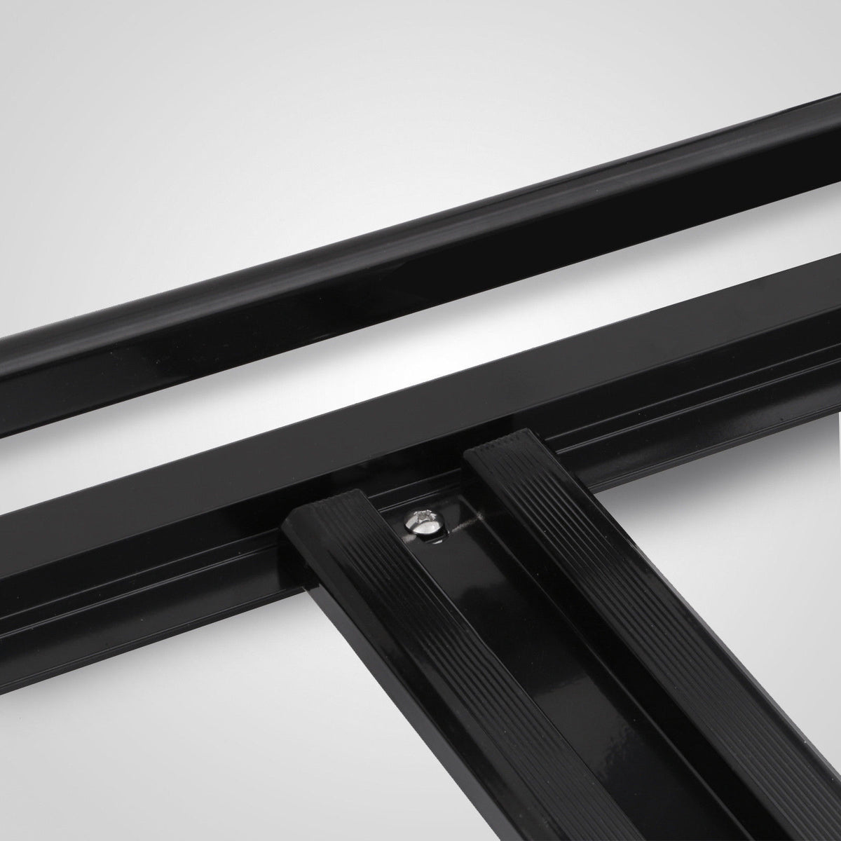 1.27M Aluminium Alloy Car 4WD 4x4 Roof Rack Basket Cargo Luggage Carrier Box Bar Black