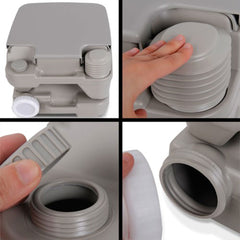 10L Outdoor Portable Camping Toilet