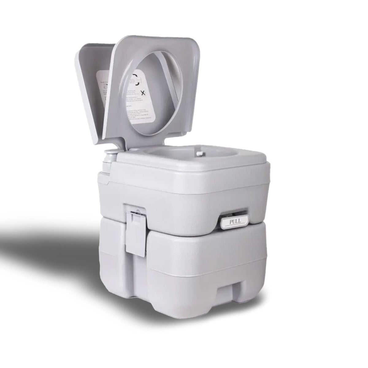 20L Outdoor Portable Camping Travel Toilet Flushable Potty Caravan Boating Bag