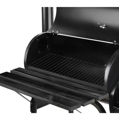 2 in1 BBQ Smoker Charcoal Grill Roaster Portable Offset Outdoor Camping Barbecue
