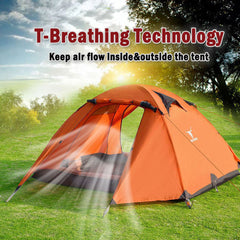 2 Person Portable Outdoor Lightweight Cycling Hiking Backpacking Camping Waterproof Tent