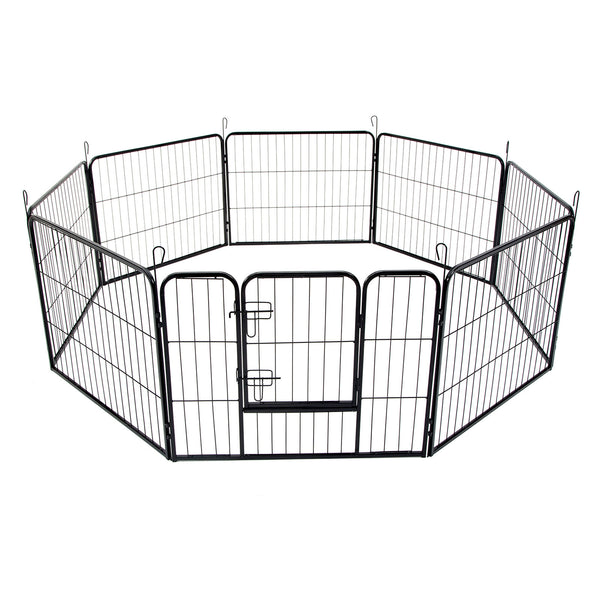 40" Best 8 Panel Pet Playpen Dog Cage Puppy Exercise Crate Enclosure Rabbit Fence 