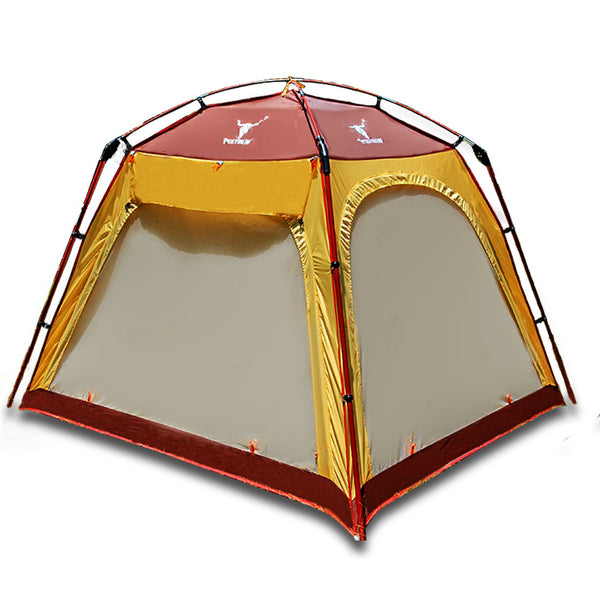 4 - 6 Person Man Family Camping Dome Tent Canvas Swag Hiking Beach Shade Shelter