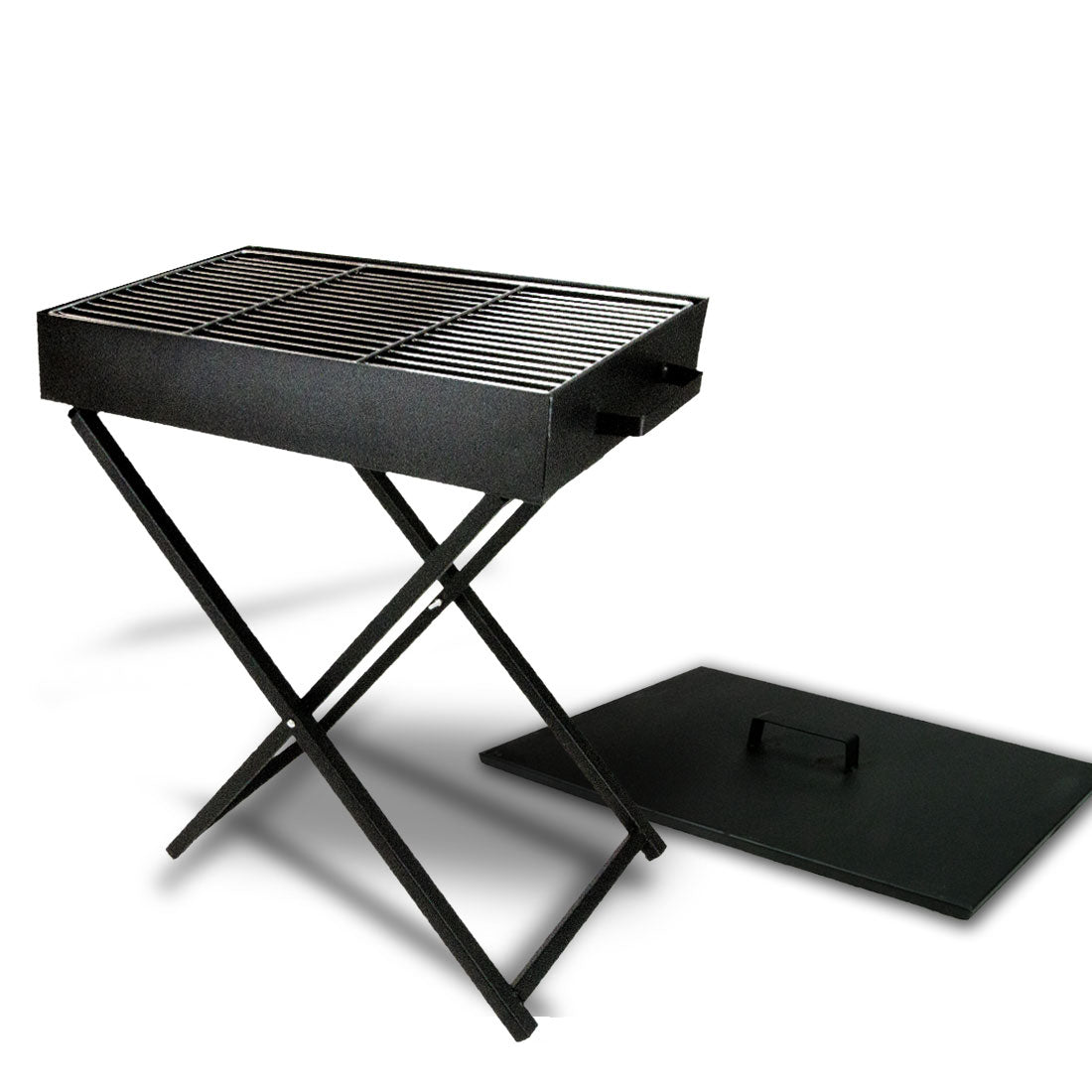 Large Ourdoor Portable Foldable Folding Charcoal BBQ Grill Camping Picnic W/ Lid