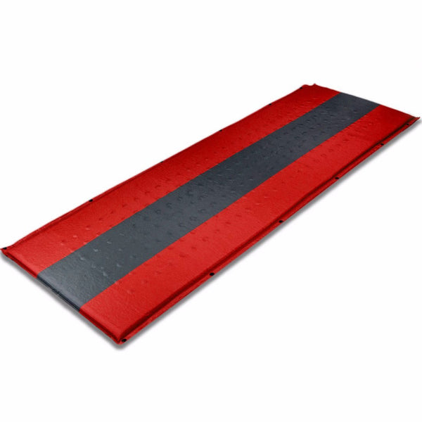 Self Inflating Mattress Sleeping Pad Mat Air Bed Camping Camp Hiking Joinable Red