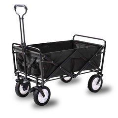 Foldable Collapsible Wagon Cart Garden Beach Outdoor Shopping Trolley Camping Brake