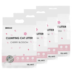 Zodiac Premium Dust Free Clumping Bentonite Cat Litter Cherry Blossom