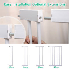 Adjustable Baby Pet Child Kid Safety Security Gate Stair Barrier Door Extension