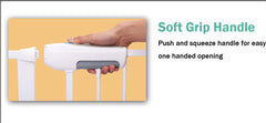 Adjustable Baby Pet Child Kid Safety Security Gate Stair Barrier Door Extension