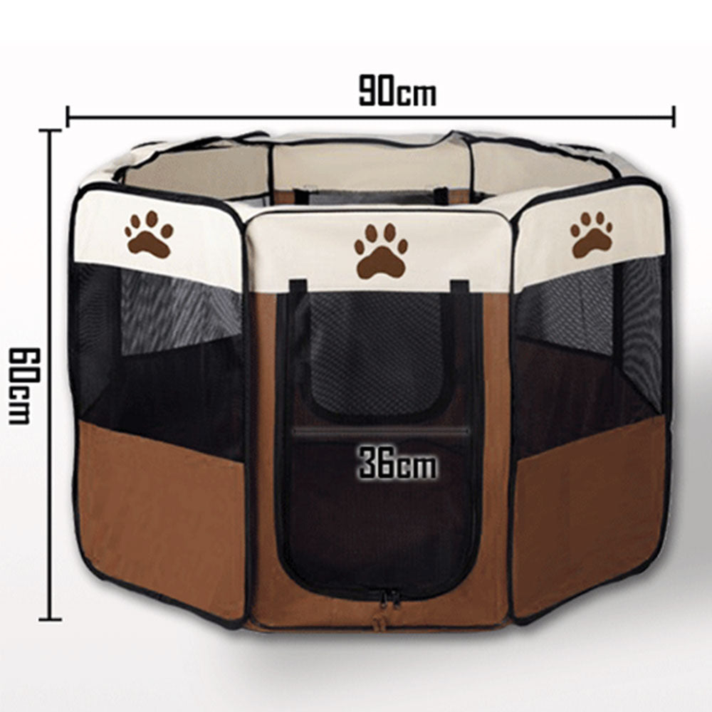 8 Panel Portable Puppy Dog Pet Exercise Playpen Crate