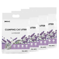 Zodiac Premium Dust Free Clumping Bentonite Cat Litter Lavender