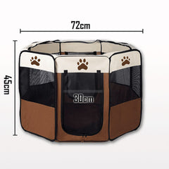 8 Panel Portable Puppy Dog Pet Exercise Playpen Crate