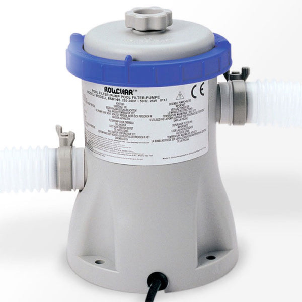 Bestway 330 Gallon 1249lph Inflatable Pool Filter Water Pump Flowclear