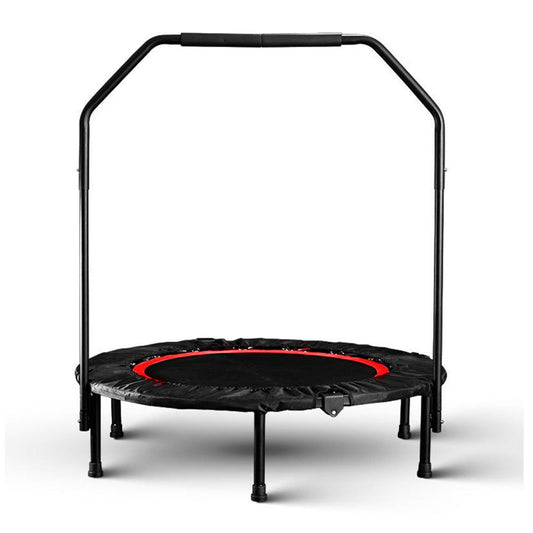 40" Mini Trampoline Handrail Exercise Workout Cardio Rebounder Indoor Super Load