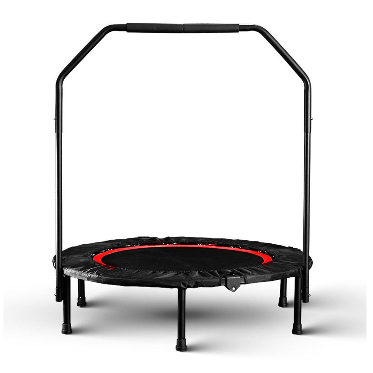 40" Mini Trampoline Handrail Exercise Workout Cardio Rebounder Indoor Super Load