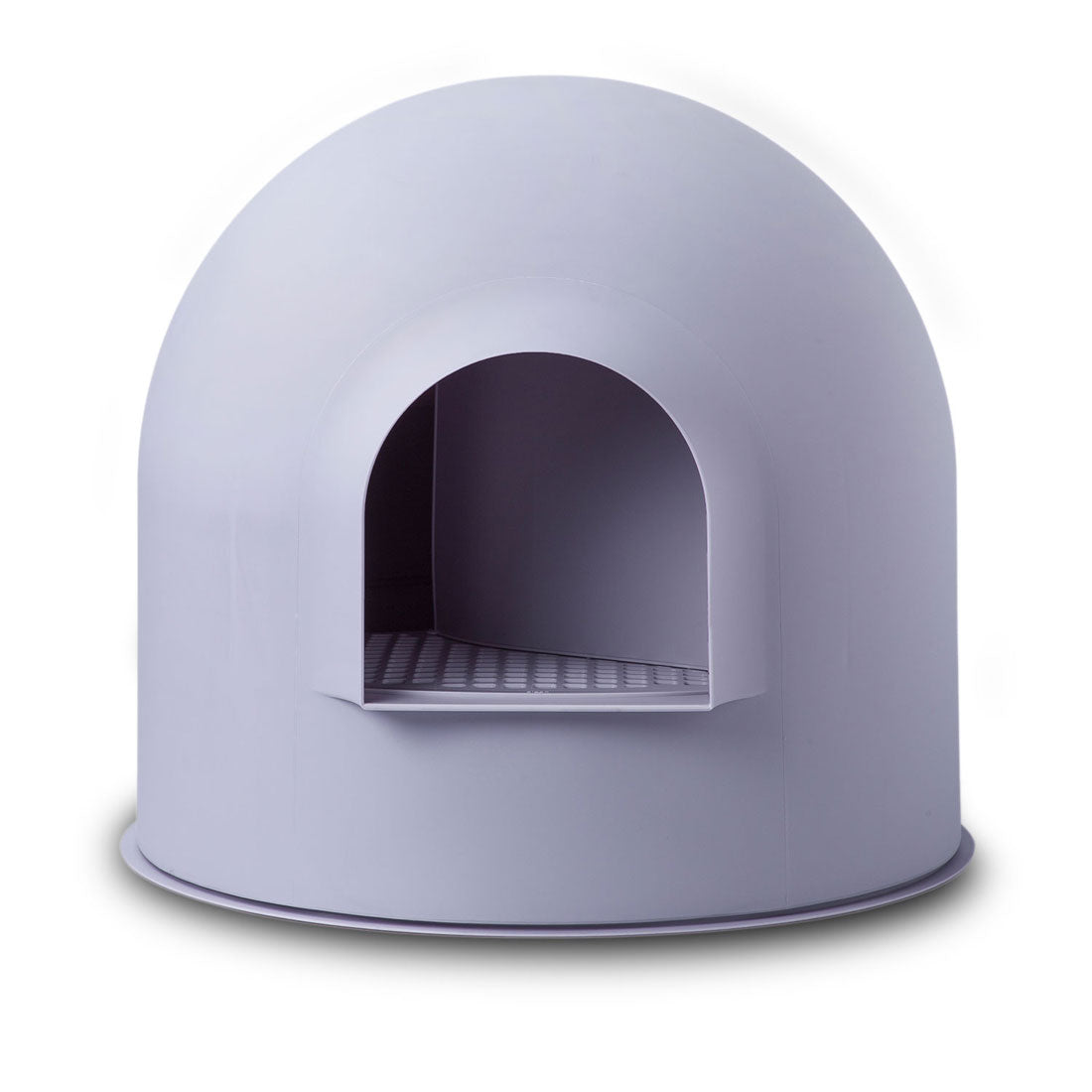 Pidan Igloo Snow House Portable Hooded Cat Toilet Litter Box Tray House with Scoop - purple