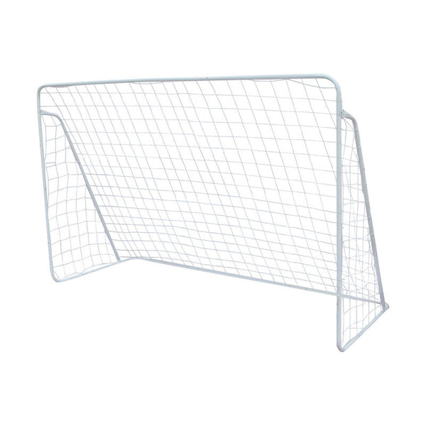 2 x Portable Soccer Goal Post Net Steel Frame Outdoor Football Training Practice