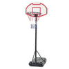 Adjustable Portable Height Junior Kids Basketball Stand System Net Ring Hoop Set