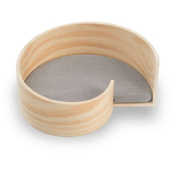 Pidan Wooden Modern Stylish Sea Snail Spiral Cat Kitty Bed