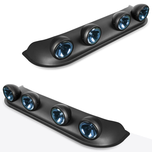 Copy of 4X4 Black Housing NEO Clear Lens Off-Road Roof Top Mounted Rally Fog Light Lamp Blue
