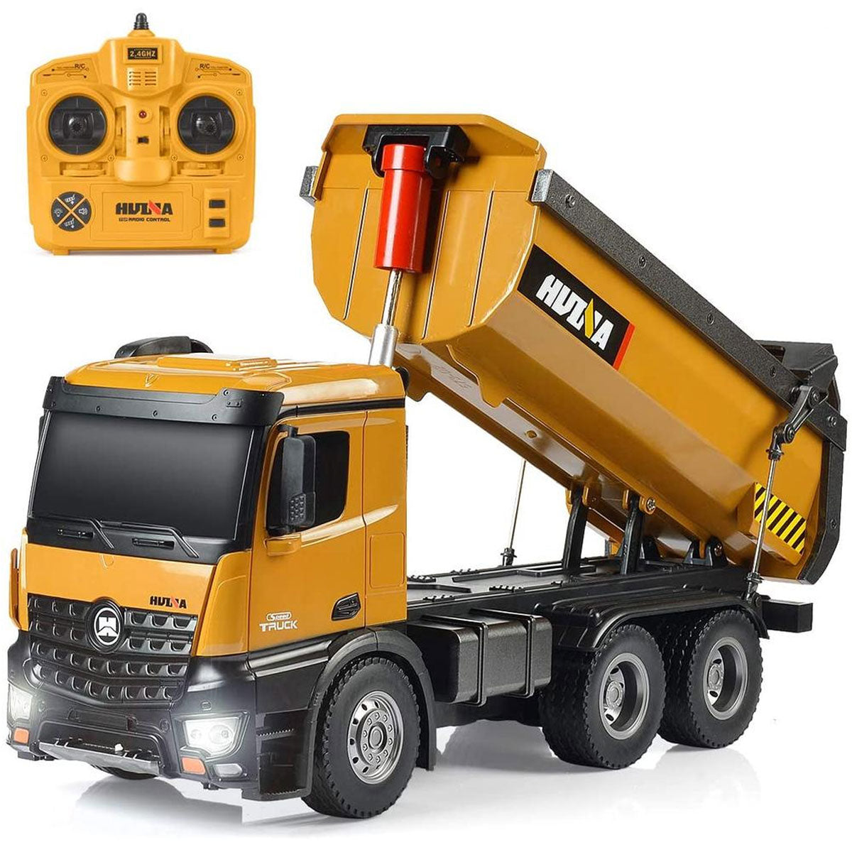Huina 1/14 RC Engineering Construction Dump Truck Remote Control Toy Kids Gift