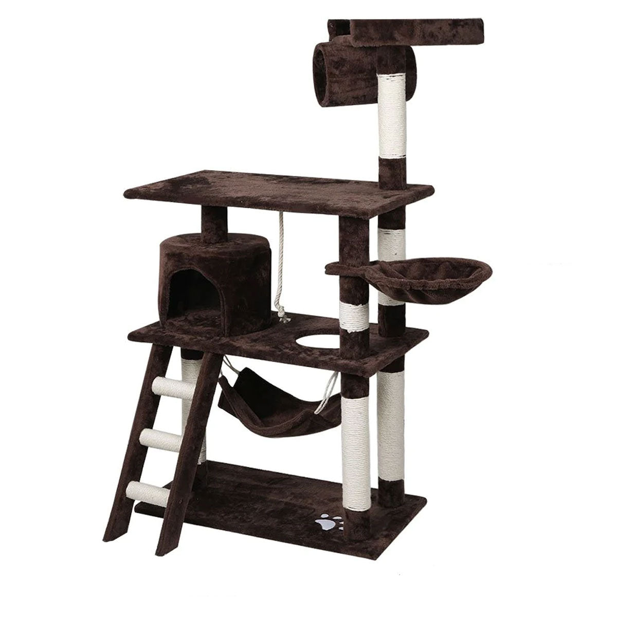 Cat Tree Scratching Post Scratcher Tower Toys Condo House Wood Furniture Bed Stand