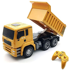Huina 1/18 RC Engineering Construction Dump Truck Remote Control Toy Kids Gift