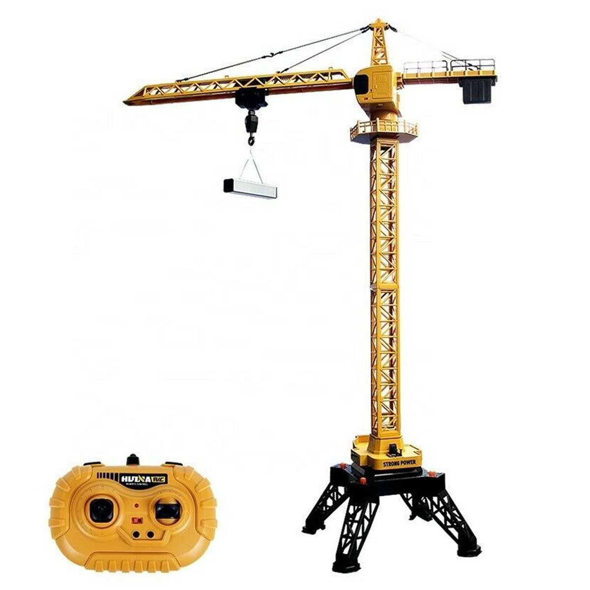 HUINA 1/14 12CH RC Alloy Tower Crane Engineering Construction Vehicle Toy Kids Car
