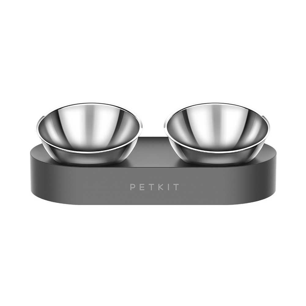 Petkit Fresh Nano 15 Degree adjustable Pet Cat Dog Elevated Stainless Steel Feed Feeding Double Bowl
