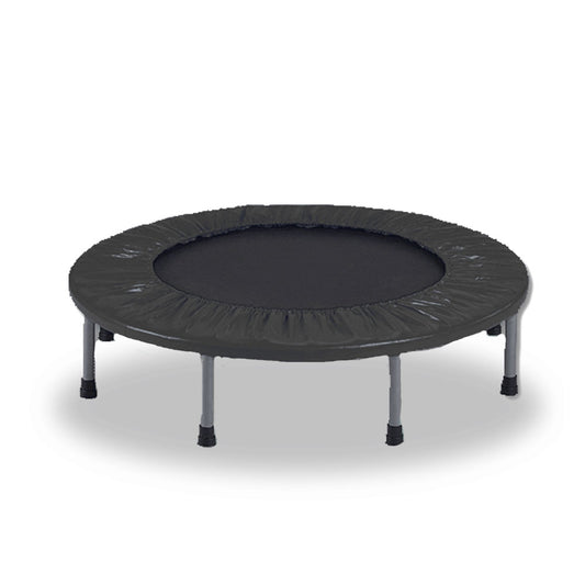 Mini Trampoline Jogger Rebounder Home Gym Workout Fitness - black