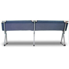 Camping Bed Folding Stretcher Light Weight w/ Carry Bag Camp Portable - navy