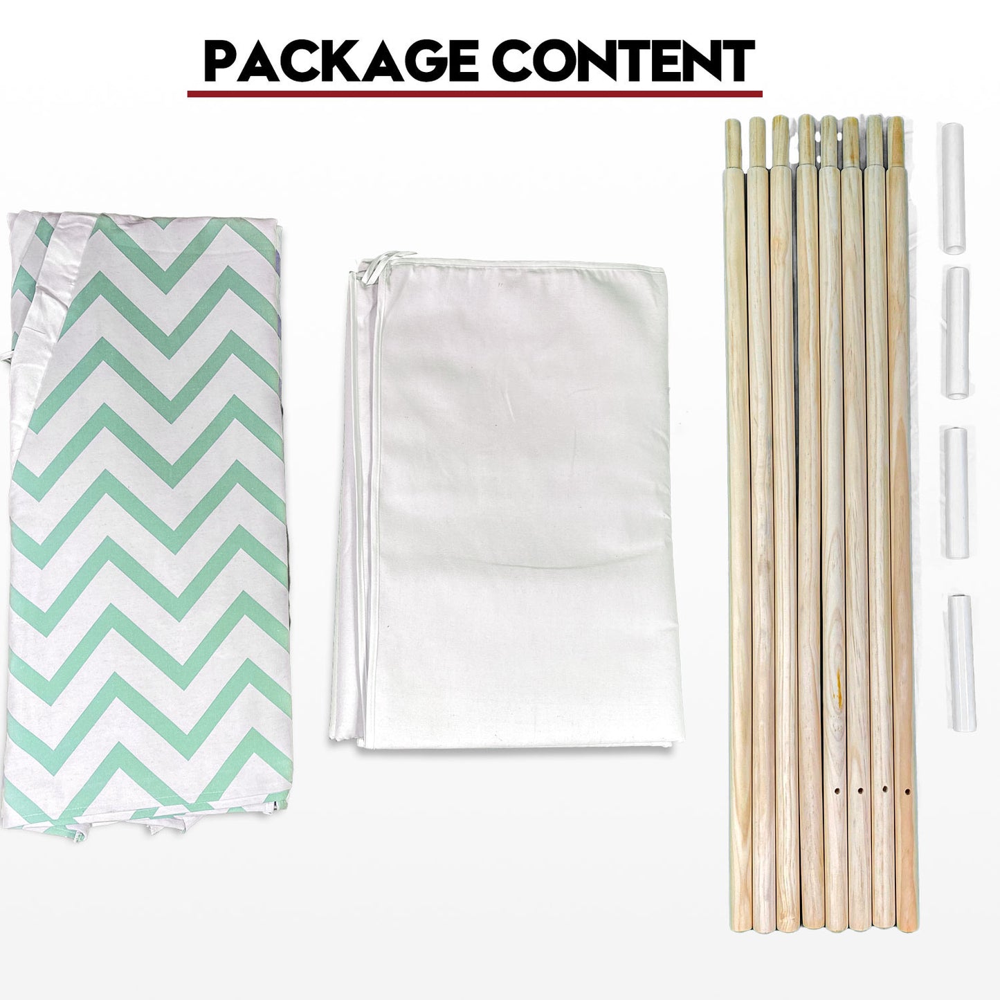 Giant Cotton Canvas Kids Teepee Wigwam Children Pretend Play Tent Indoor Outdoor Party