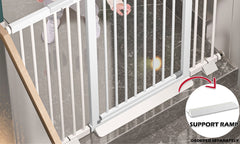 Adjustable Baby Pet Child Kid Safety Security Gate Stair Barrier Door Extension Bs