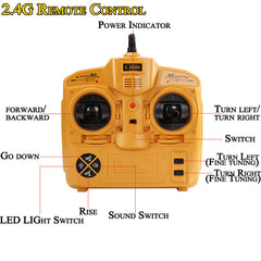 Huina 1/14 RC Engineering Construction Dump Truck Remote Control Toy Kids Gift