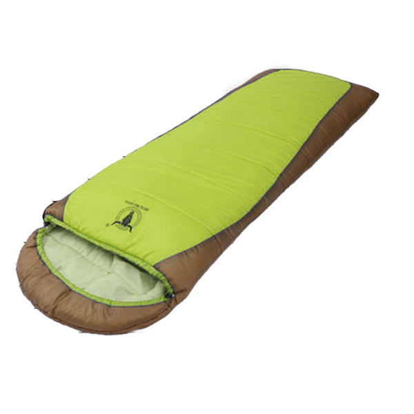 Outdoor Camping Envelope Sleeping Bag Thermal Tent Hiking Winter Single -12°C - green