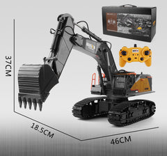 HUINA 1/14 22CH RC Alloy Excavator Construction Engineering Vehicle Toy Gift