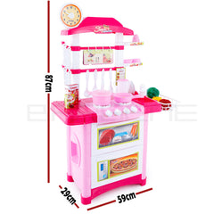 Kids Children Pretend Role Play Toys Mini Chef Kitchen Utensils Food Cooking Set