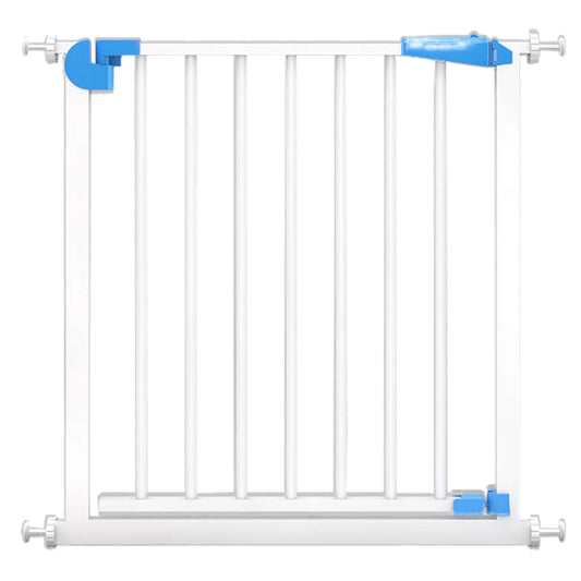 Adjustable Baby Pet Child Kid Safety Security Gate Stair Barrier Door Extension Blue