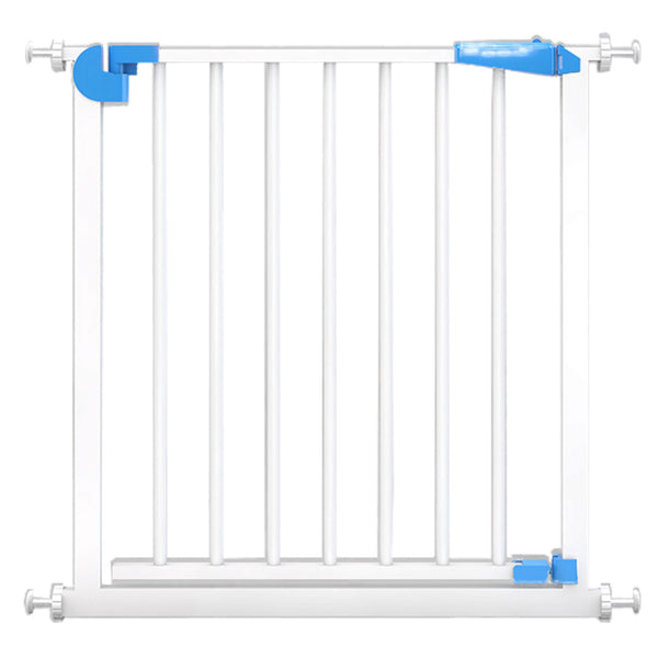 Adjustable Baby Pet Child Kid Safety Security Gate Stair Barrier Door Extension Blue