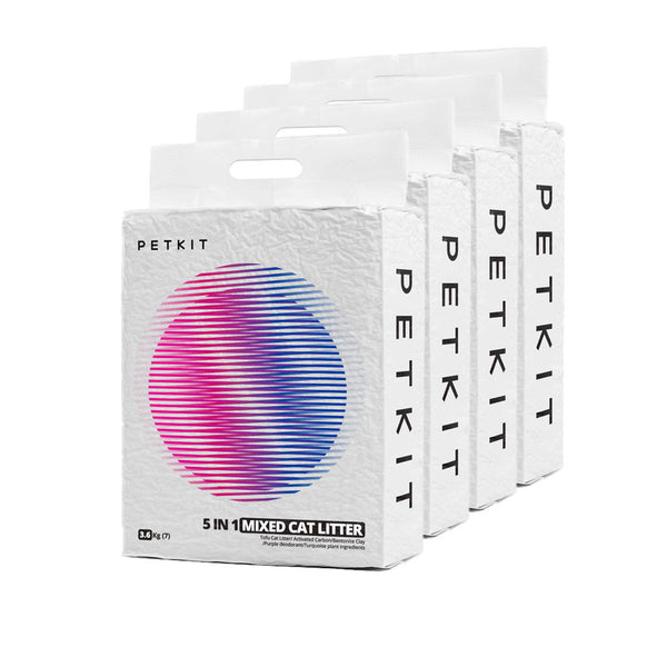 Copy of PETKIT 5-in-1 Biodegradable & Flushable Active Carbon Mixed Tofu Cat Litter 28L