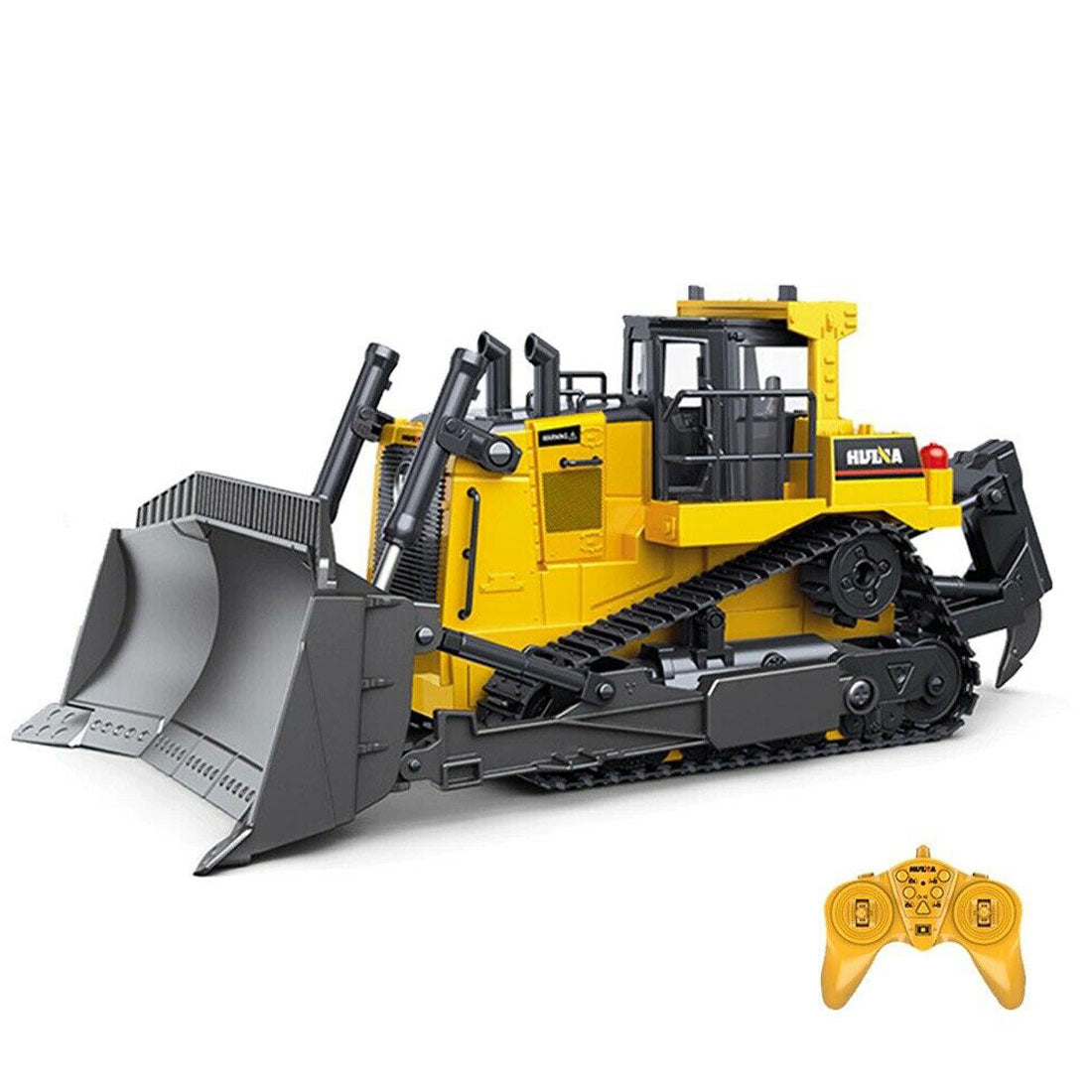 Huina Alloy 1:16 RC Bulldozer Excavator Toy Playset Vehicles Car Model Toy Boys Kid
