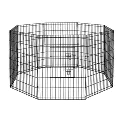 8 Panel Pet Dog Playpen Puppy Exercise Cage Enclosure Fence Play Pen